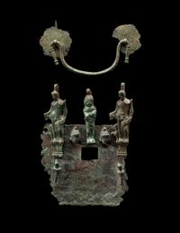 Two Etruscan Bronze Fragments from a Cista