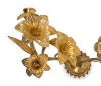 Three Pairs of Gilt Metal Sconces