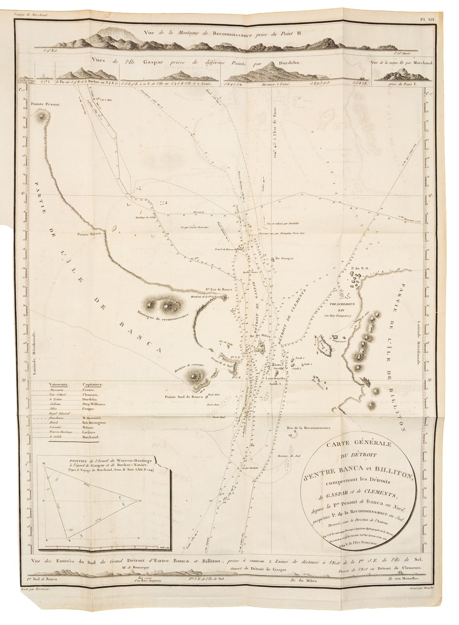 [MARCHAND, Etienne]. FLEURIEU, Charles Pierre Claret de, Comte. Voyage Autour Du Monde. Paris, 1798-1800. FIRST EDITION.