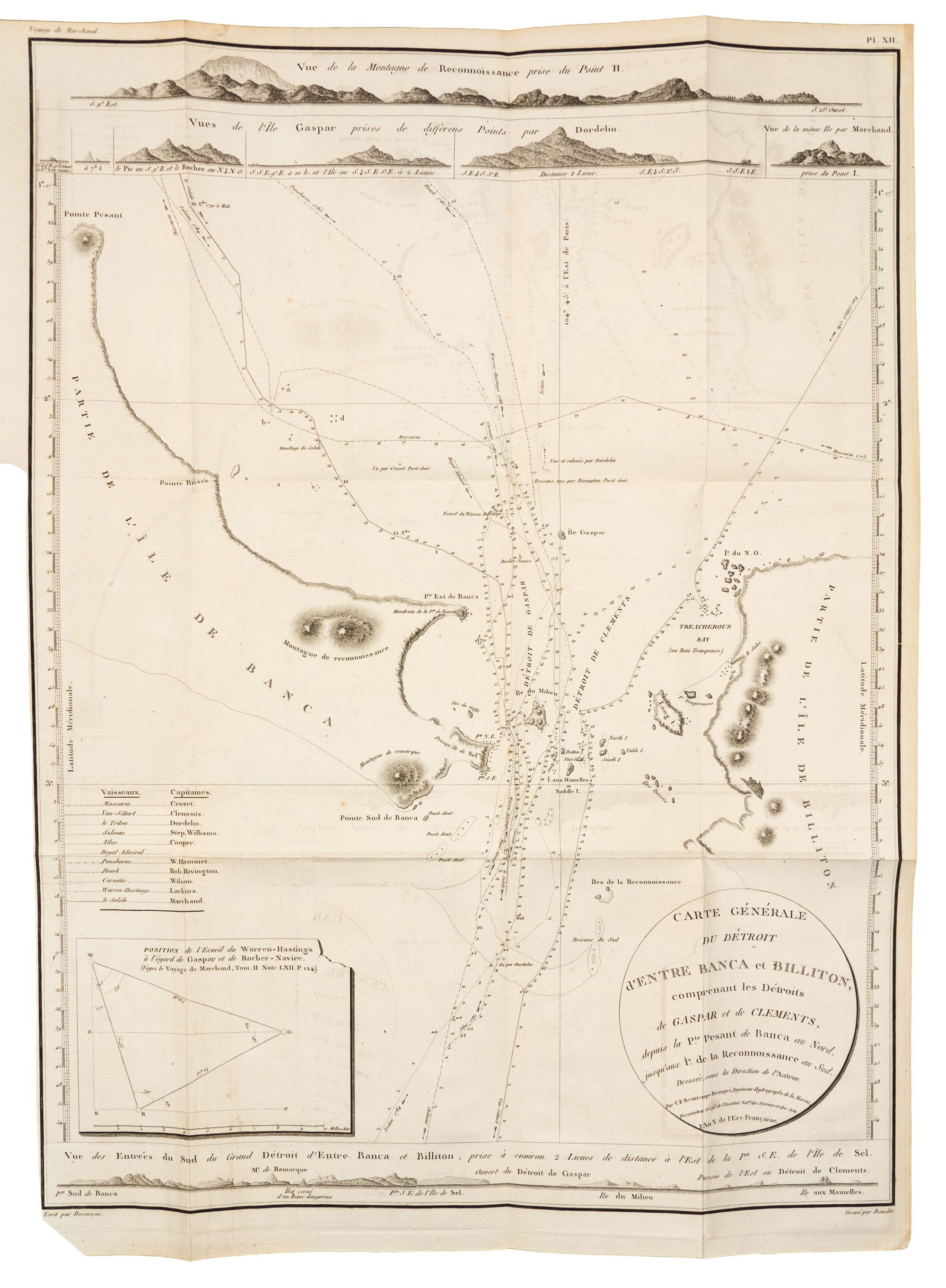 [MARCHAND, Etienne]. FLEURIEU, Charles Pierre Claret de, Comte. Voyage Autour Du Monde. Paris, 1798-1800. FIRST EDITION.