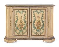 An Italian Painted Console Cabinet