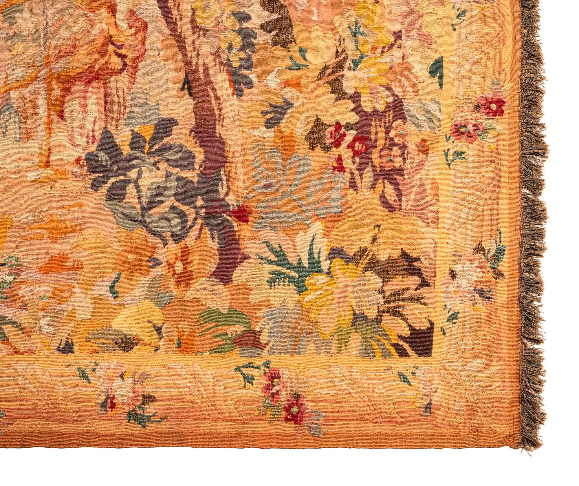 A Continental Wool Tapestry