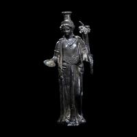 A Roman Bronze Fortuna