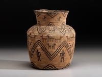 Apache Polychrome Pictorial Basket
