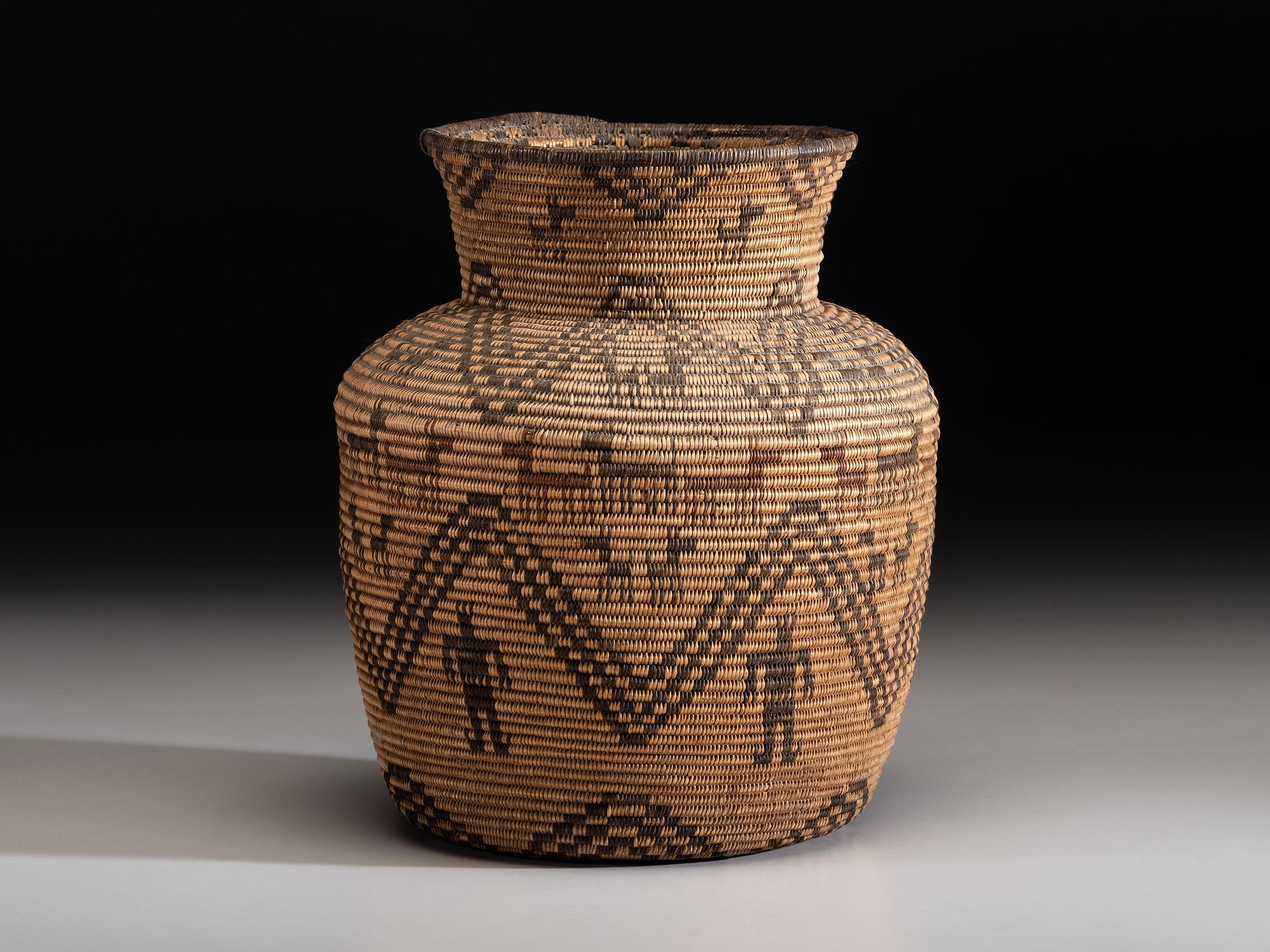 Apache Polychrome Pictorial Basket