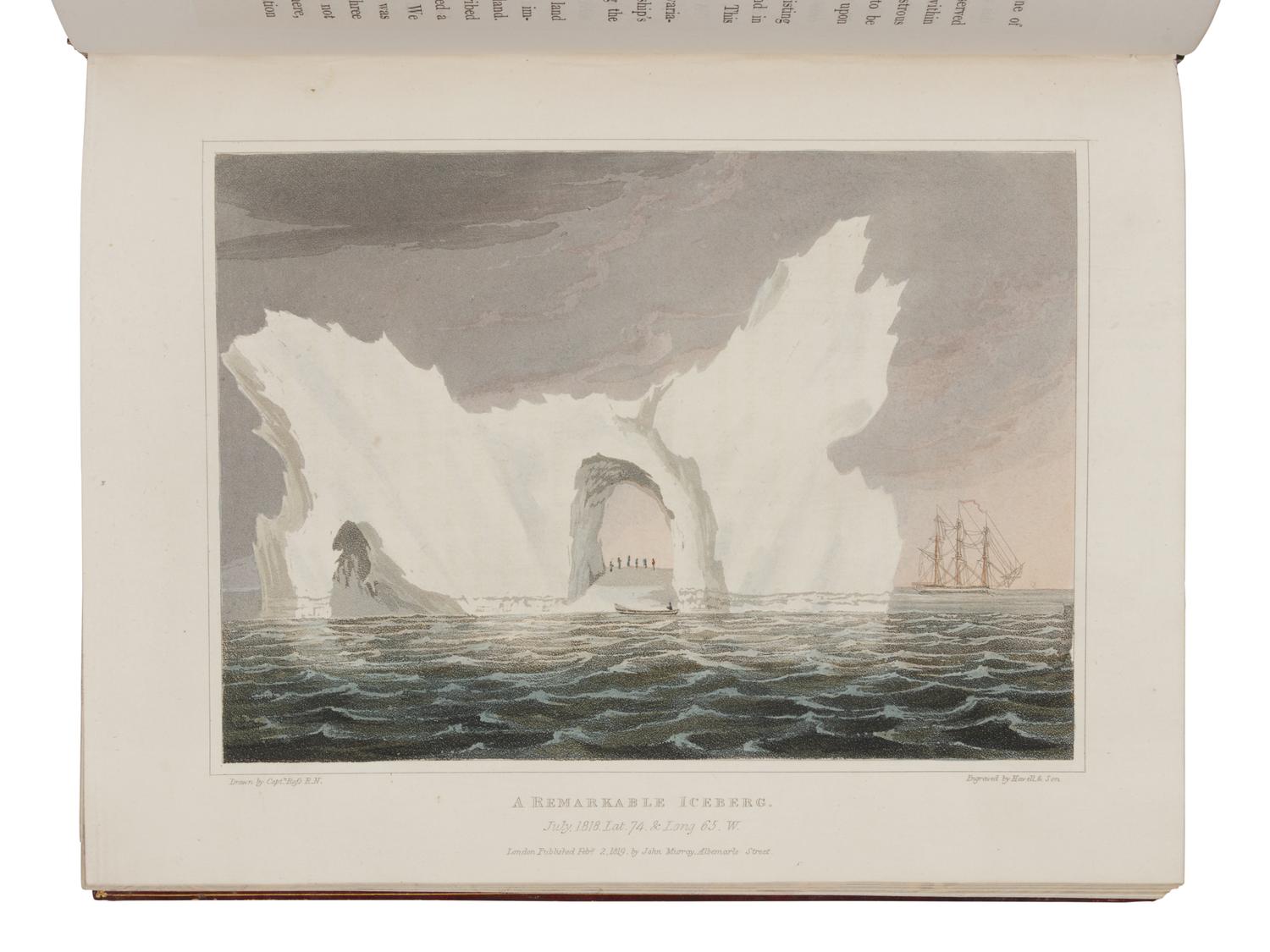 [TRAVEL & EXPLORATION]. ROSS, John, Sir (1777-1856). A Voyage of Discovery, Made Under the Orders of the Admiralty, in His Majesty's Ships Isabella and Alexander, for the Purpose of Exploring Baffin's Bay and Inquiring into the Probability of a North-West Passage . London: John Murray, 1819.