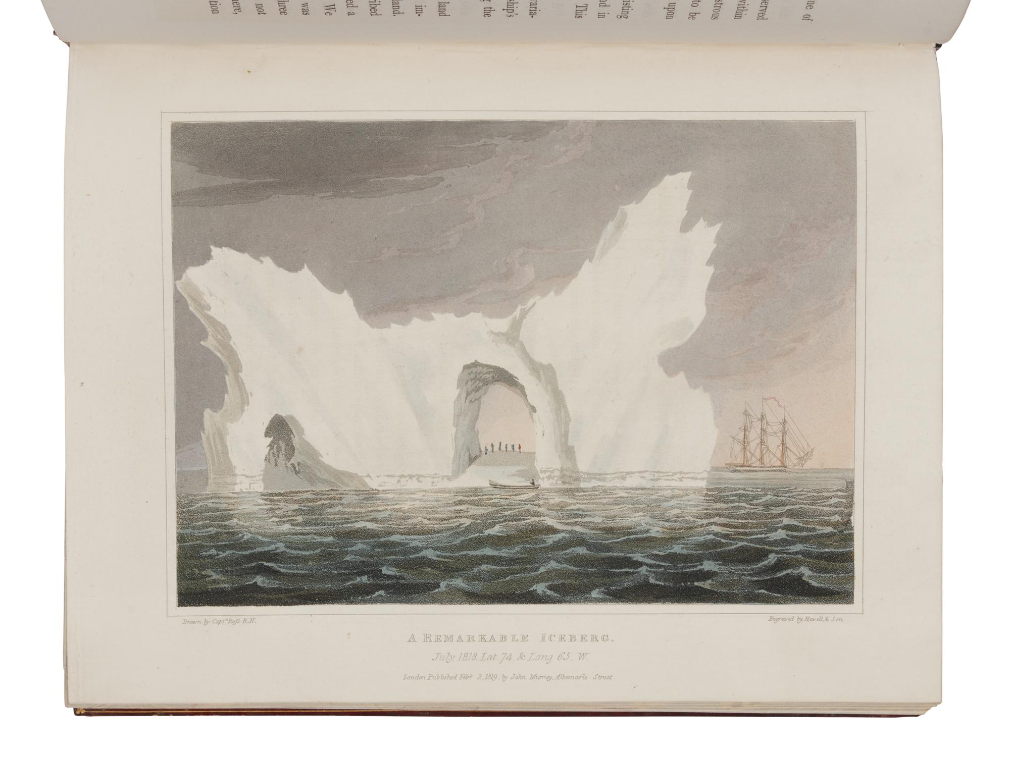 [TRAVEL & EXPLORATION]. ROSS, John, Sir (1777-1856). A Voyage of Discovery, Made Under the Orders of the Admiralty, in His Majesty's Ships Isabella and Alexander, for the Purpose of Exploring Baffin's Bay and Inquiring into the Probability of a North-West Passage . London: John Murray, 1819.