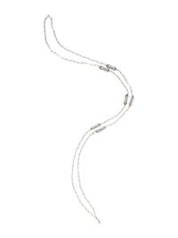 KALO, STERLING SILVER LONG NECKLACE