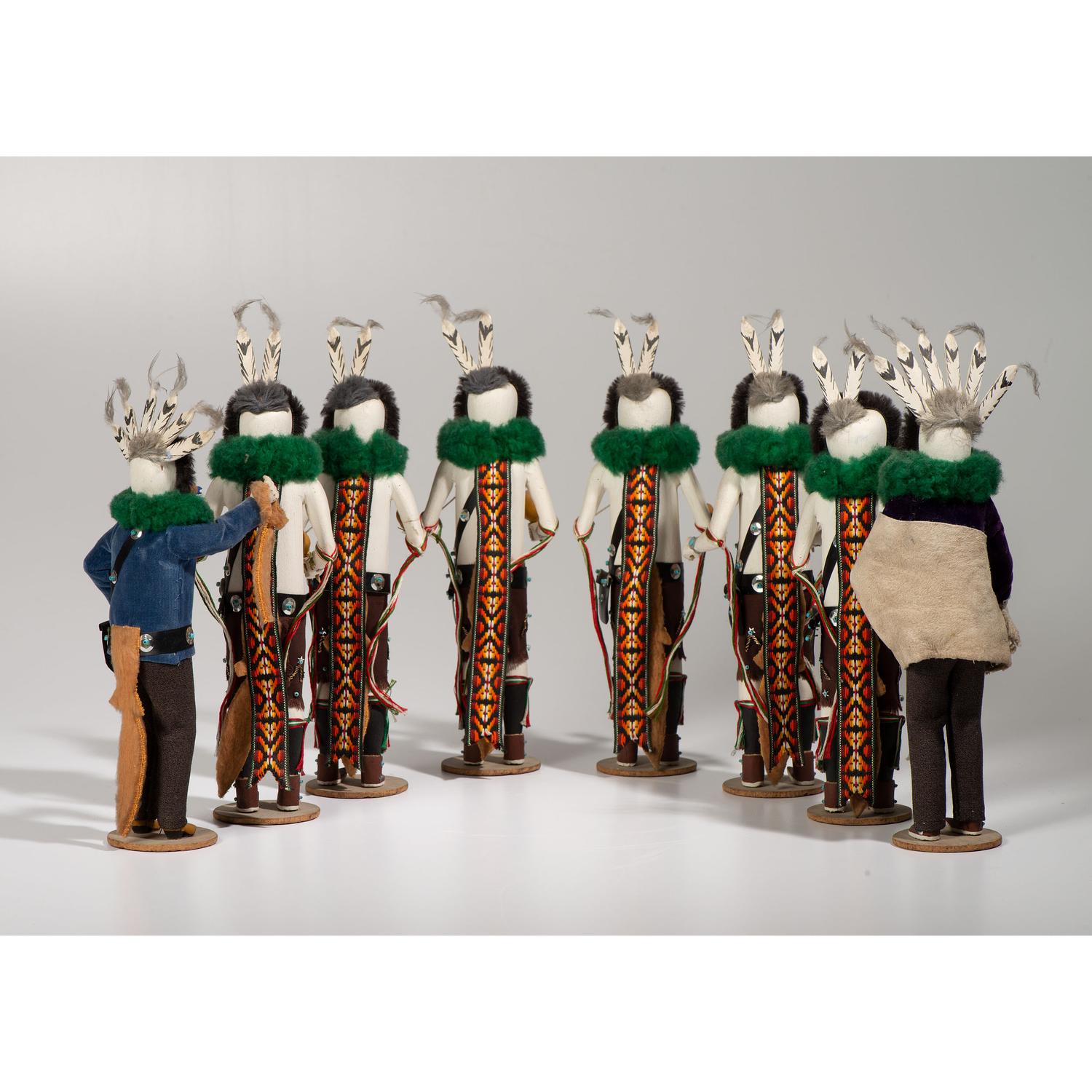 Navajo Carved Yeibichai Dancers