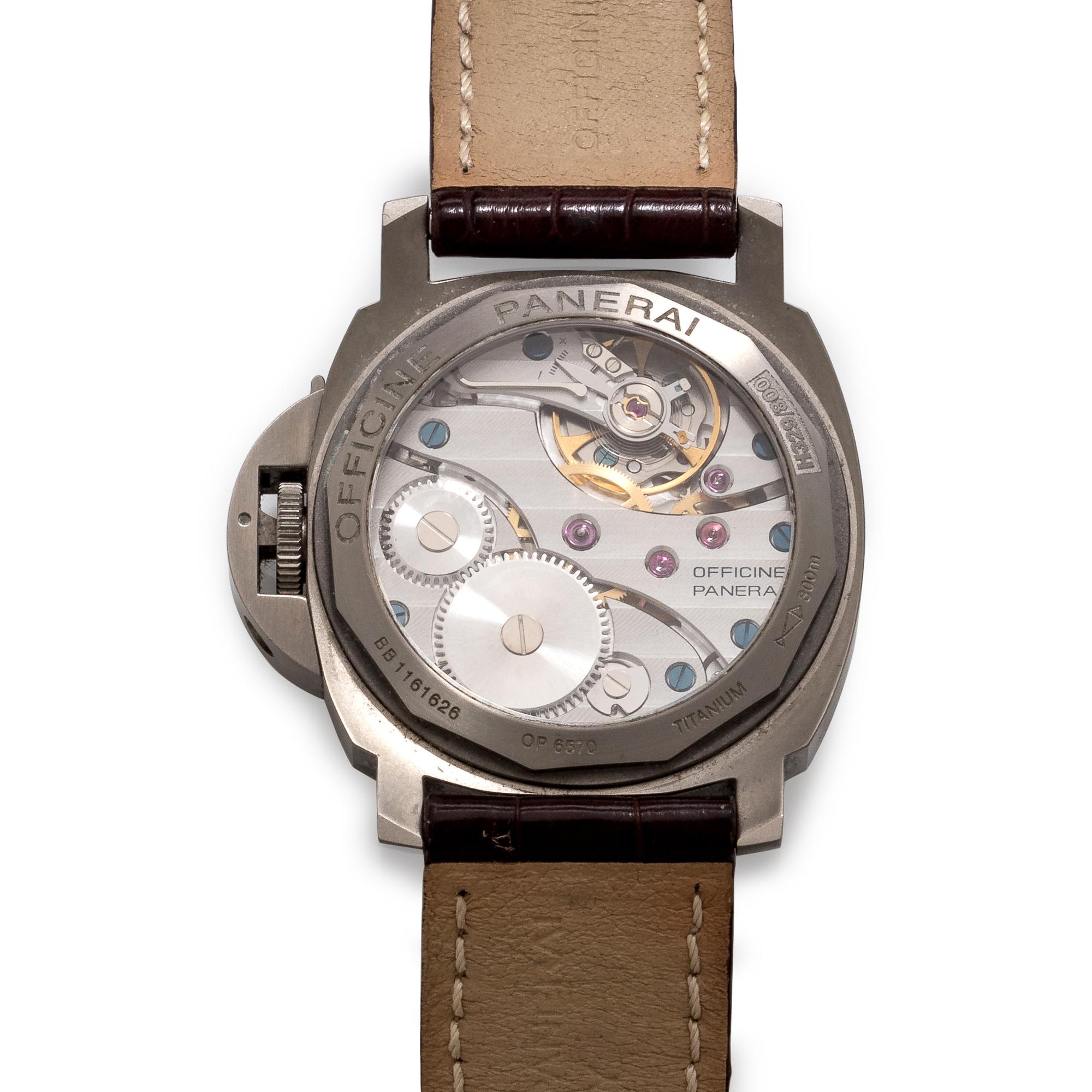 Panerai, Titanium 'Luminor' Wristwatch