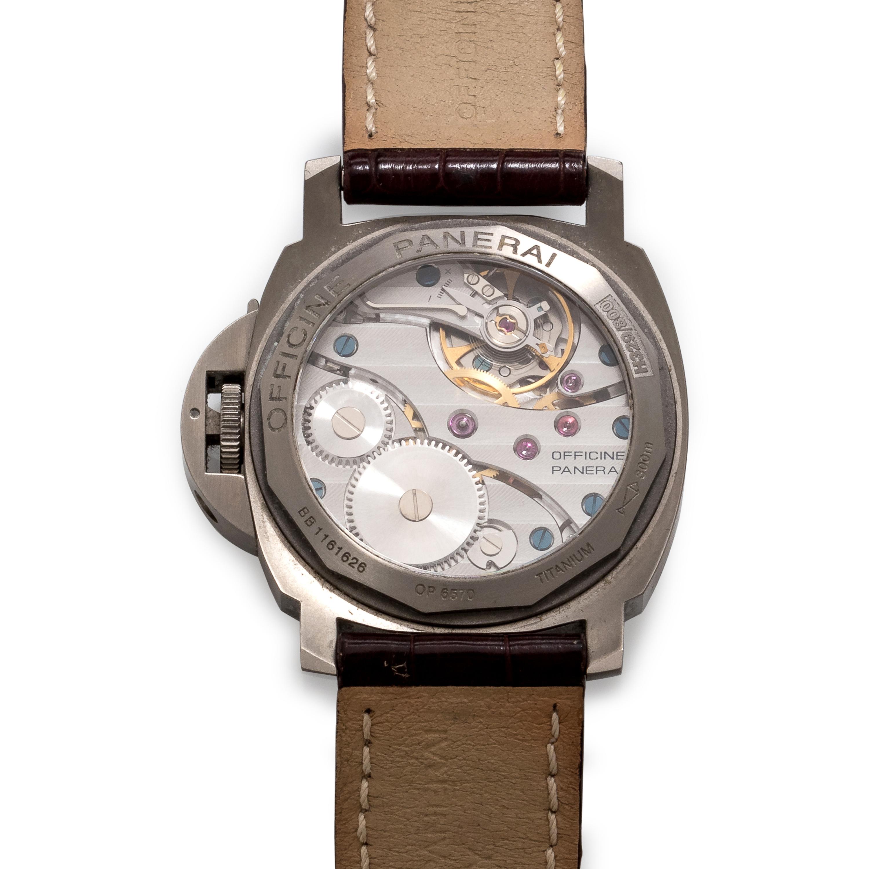 Panerai, Titanium 'Luminor' Wristwatch