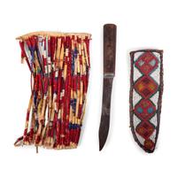 Collection of Beaded and Quilled Plains Material