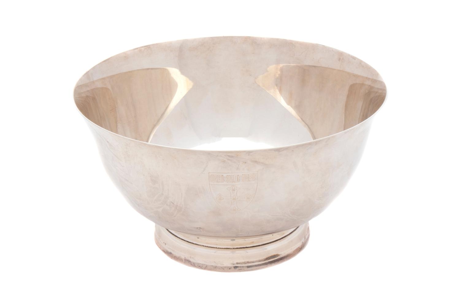 An American Silver Revere Style Bowl — Lunt Silversmiths, Greenfield, MA, Mid 20th Century