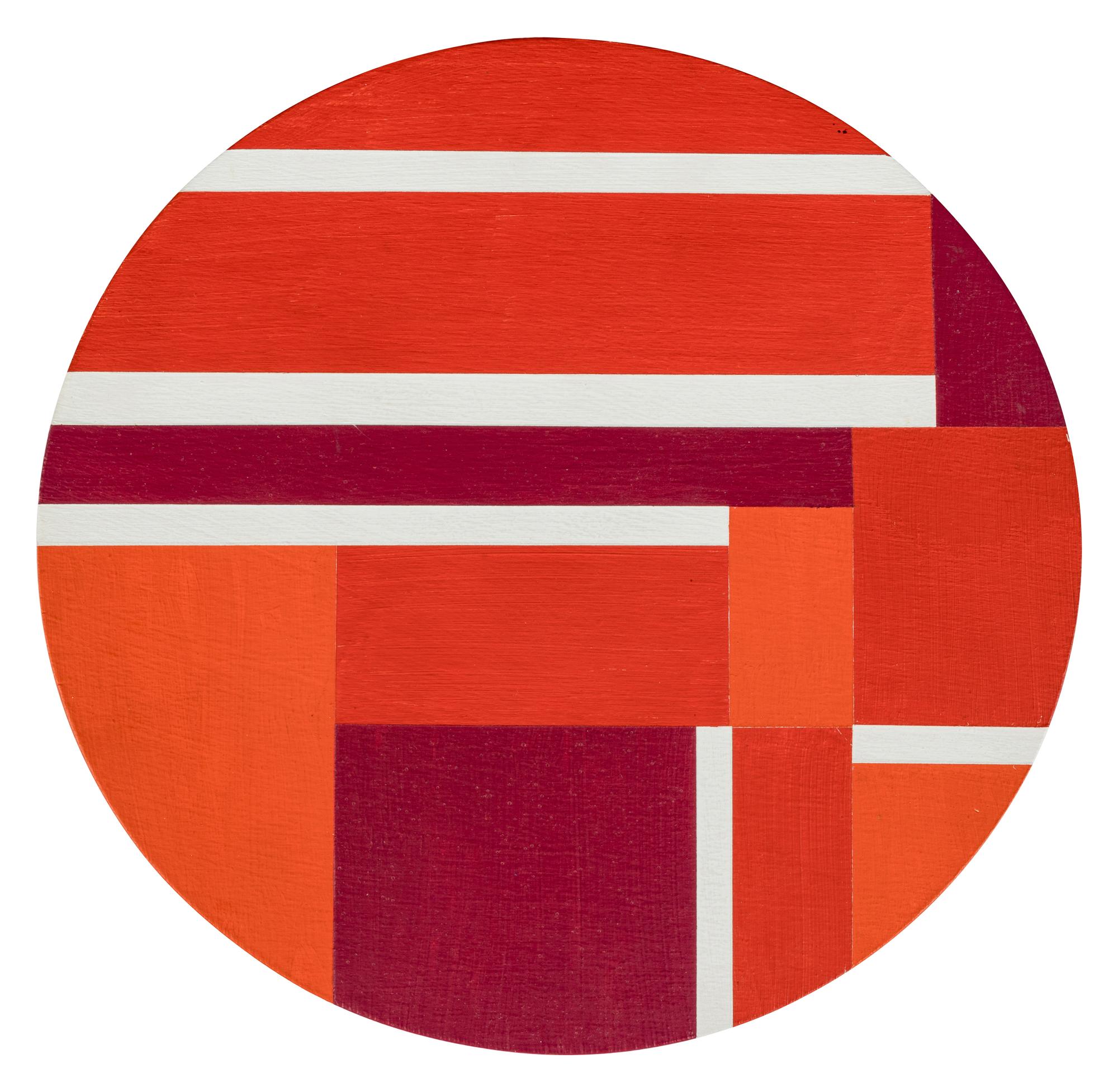Tondo in Three Reds, 1976