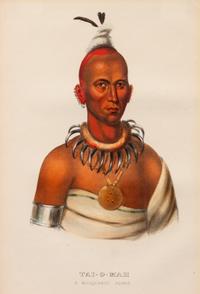 Nine Portraits, from Indian Tribes of North America , 1836-1838