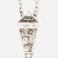 A diamond and white gold necklace, Hearts on Fire Triplicity