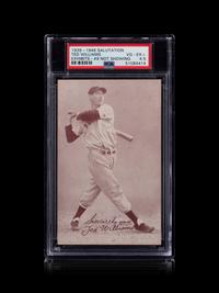A Group of Two Hall of Fame Baseball Exhibit Cards Including a 1947-66 Jackie Robinson (PSA 5) and a 1939-46 Ted Williams (PSA 4.5)