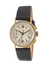 ROLEX, REF. 3484 18K ROSE GOLD VINTAGE CHRONOGRAPH WATCH, CIRCA 1940