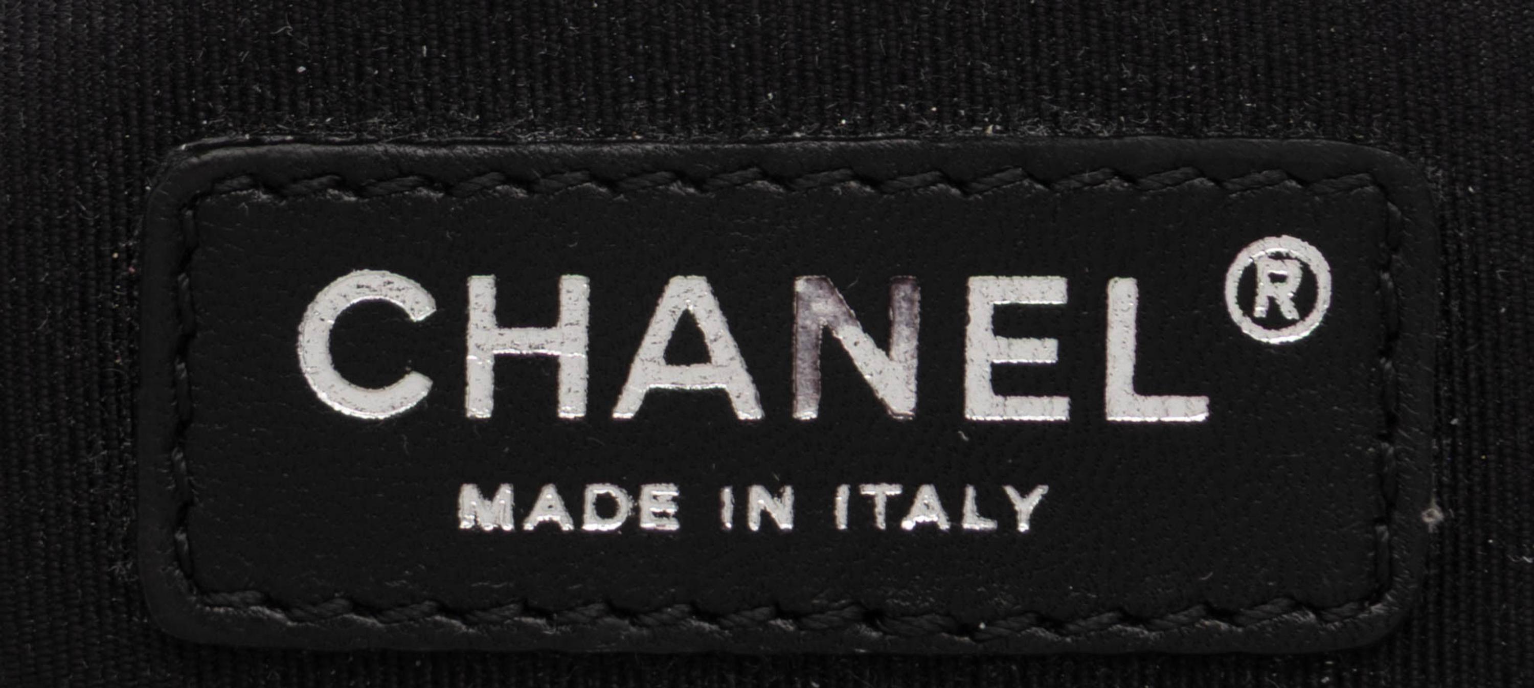 Chanel, Flap Bag in Black & White Faille