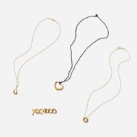 A Collection of Gold Tiffany & Company Jewelry