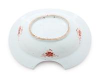 A Chinese Export Famille Rose Porcelain Barber's Basin