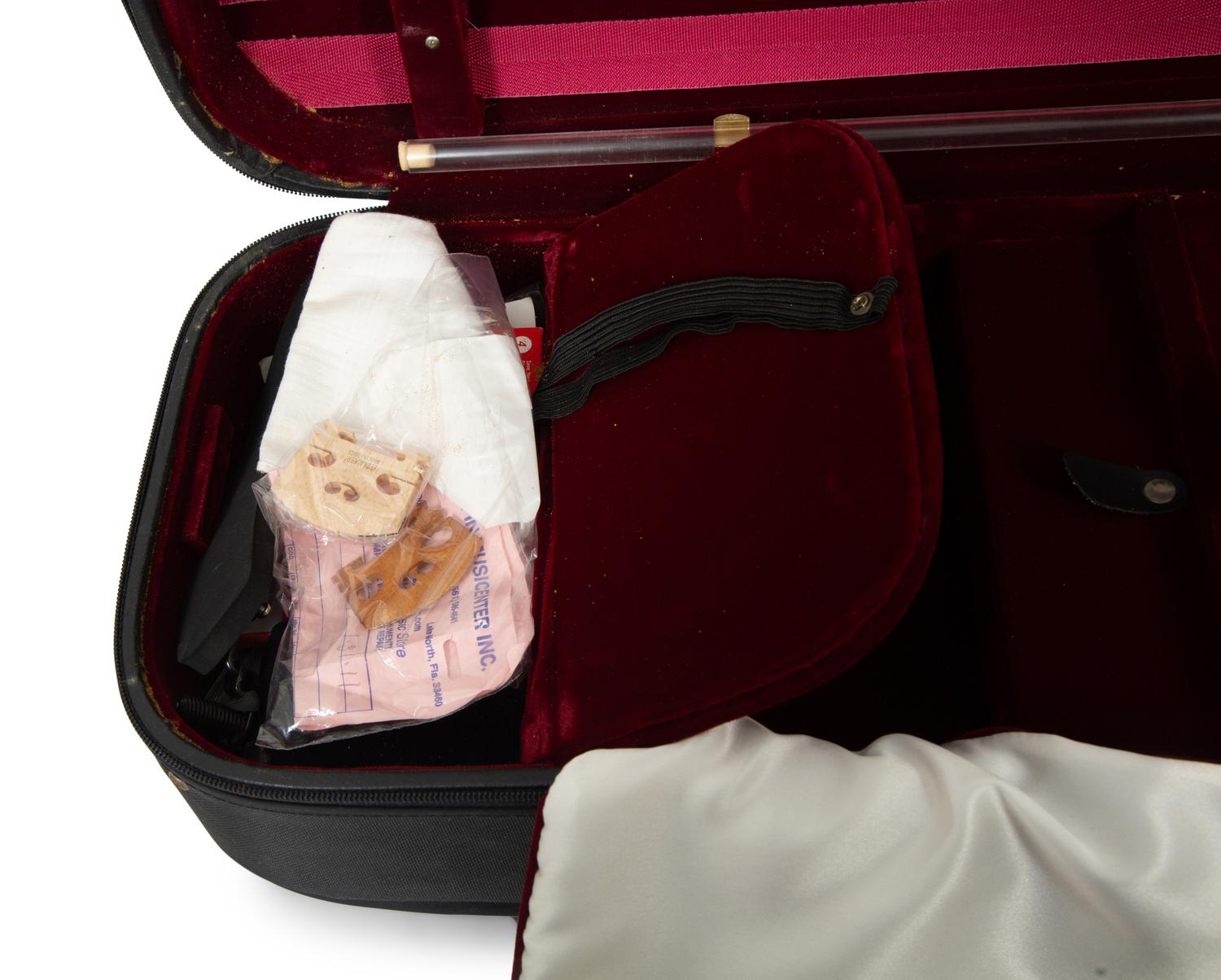 Two Cased Violins with Bows