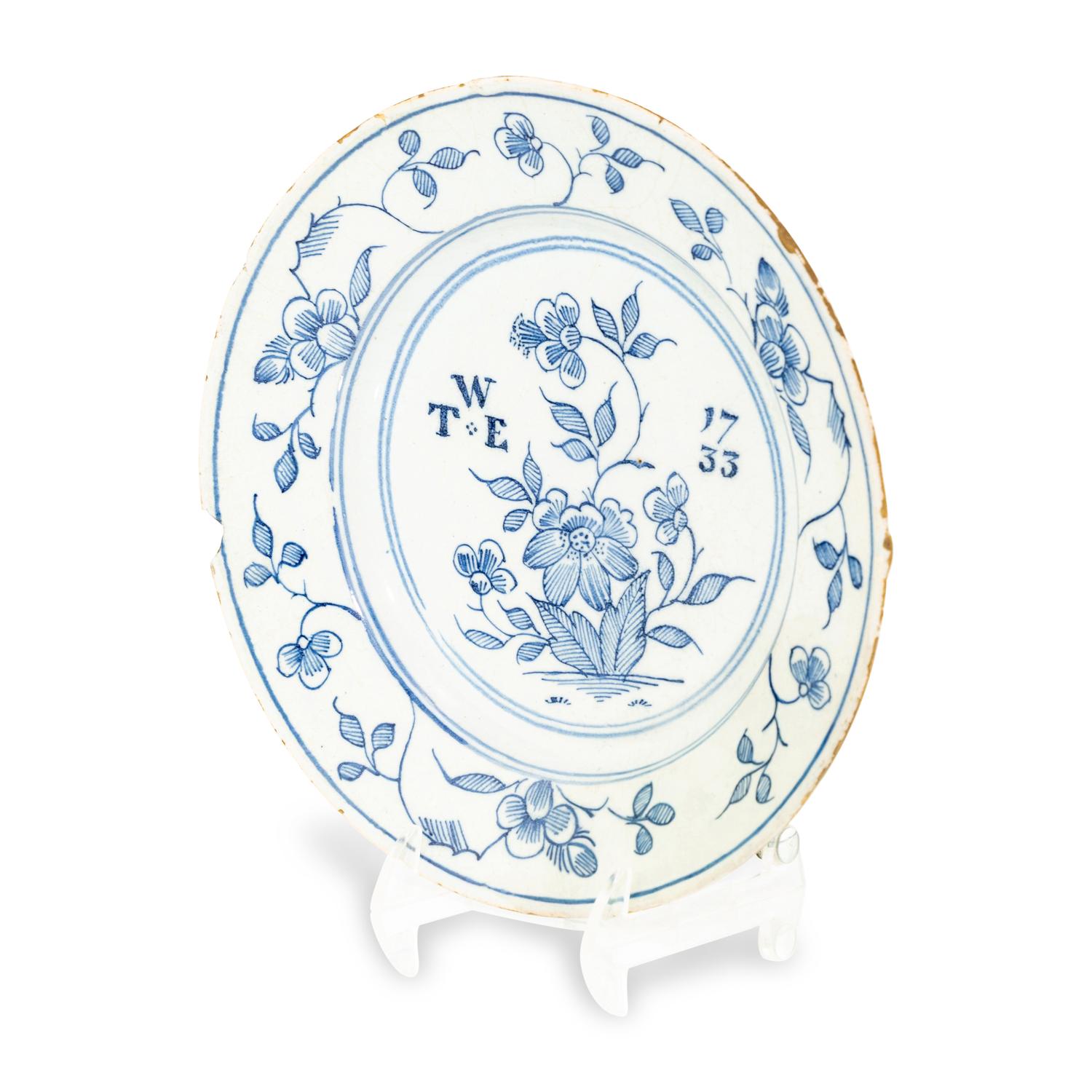An English Delftware Plate