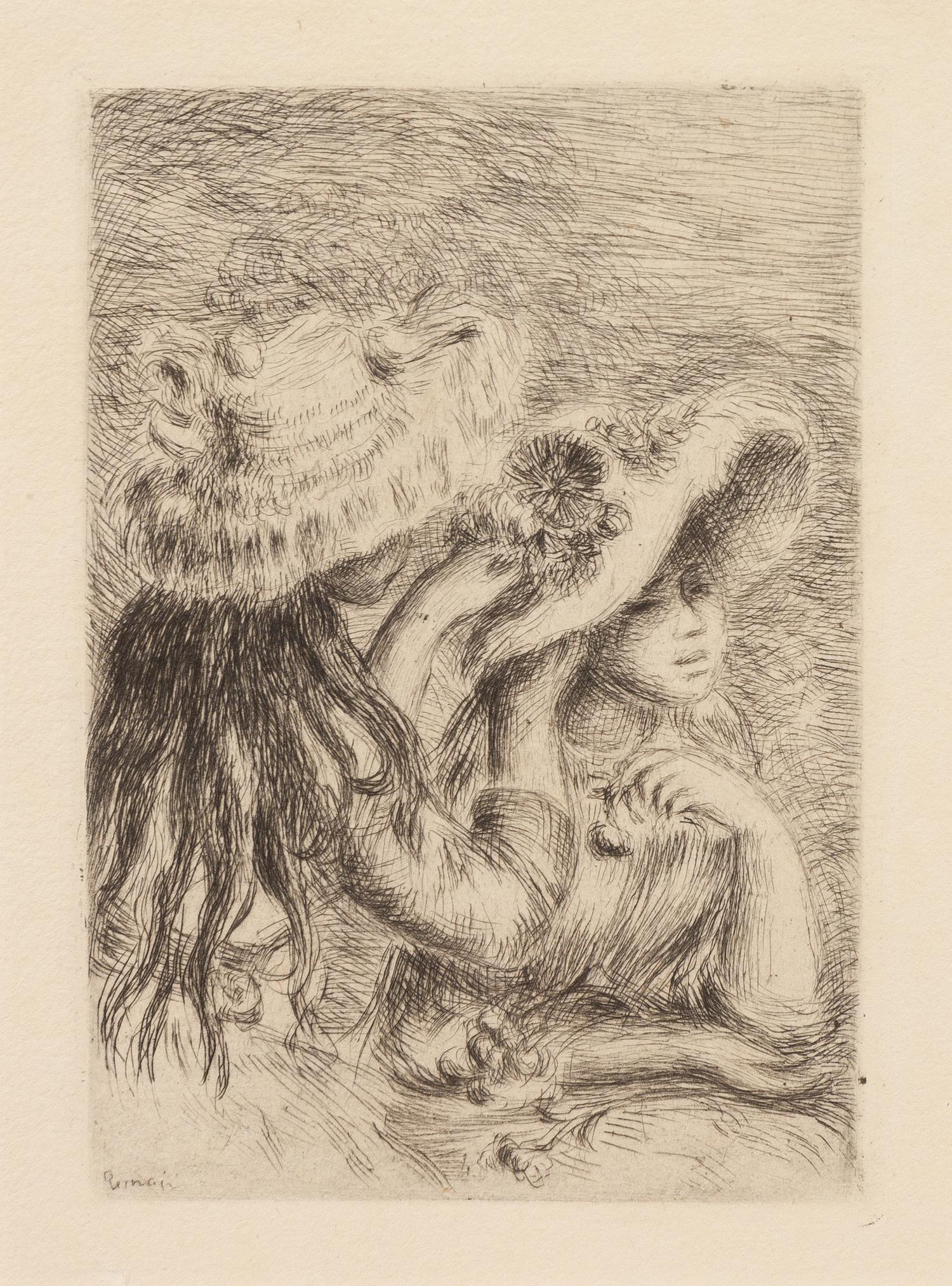 Pierre-Auguste Renoir, (French, 1841–1919), Le chapeau épinglé (Pinning the Hat)
