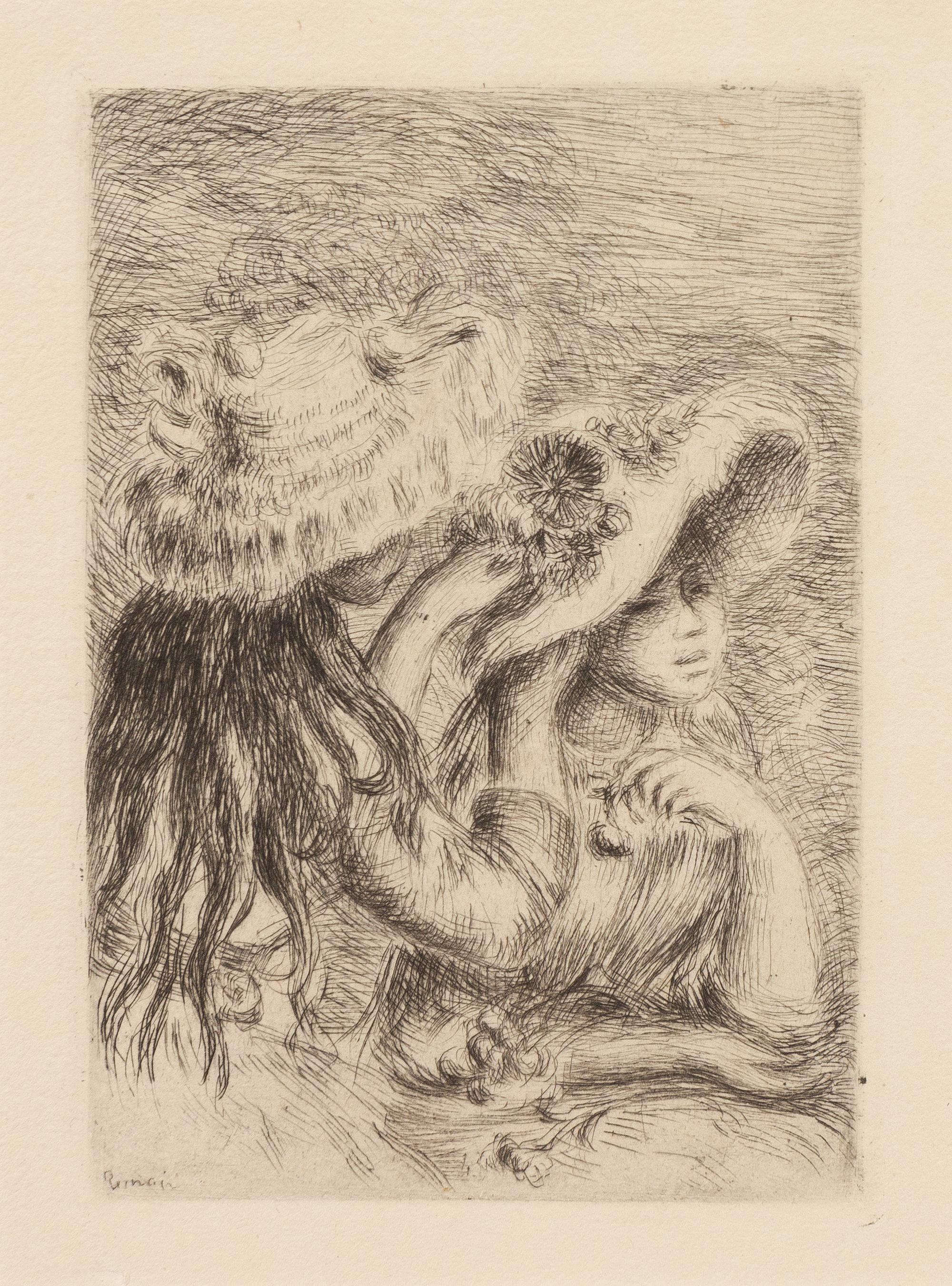 Pierre-Auguste Renoir, (French, 1841–1919), Le chapeau épinglé (Pinning the Hat)
