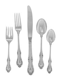 An American Silver Flatware Service