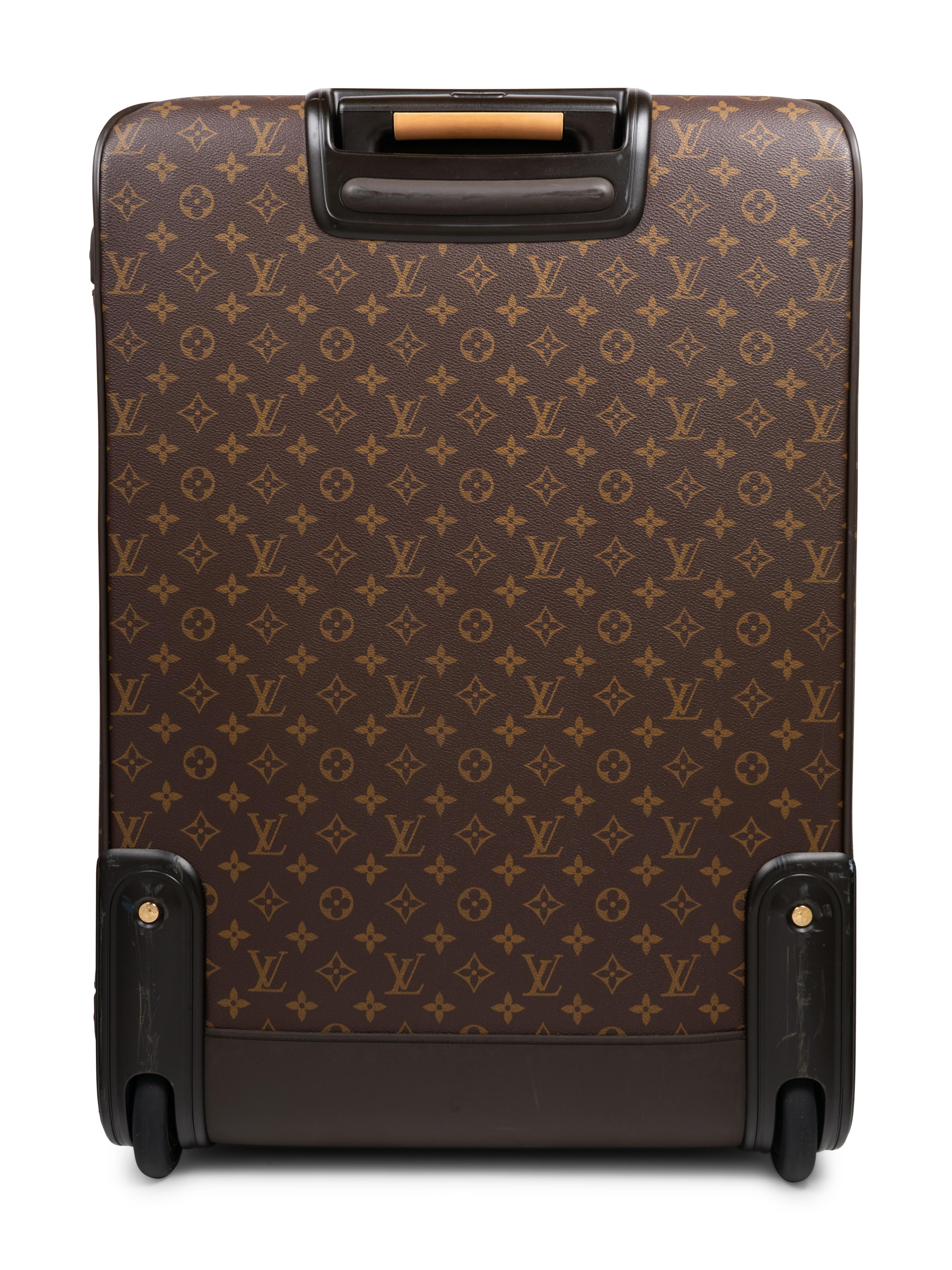 Louis Vuitton Monogram Pegase 65 Rolling Suitcase, 2011