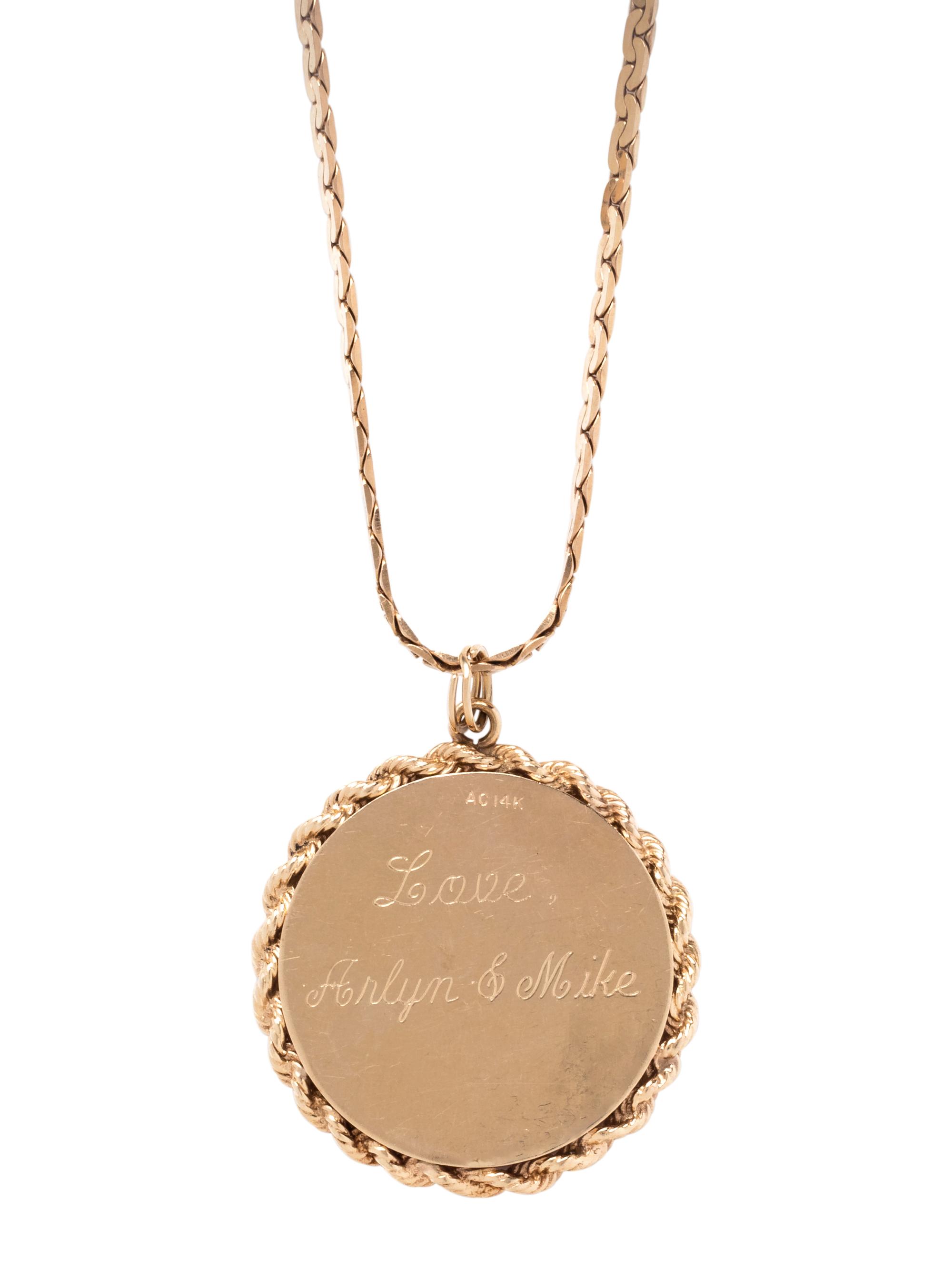 YELLOW GOLD PENDANT/NECKLACE