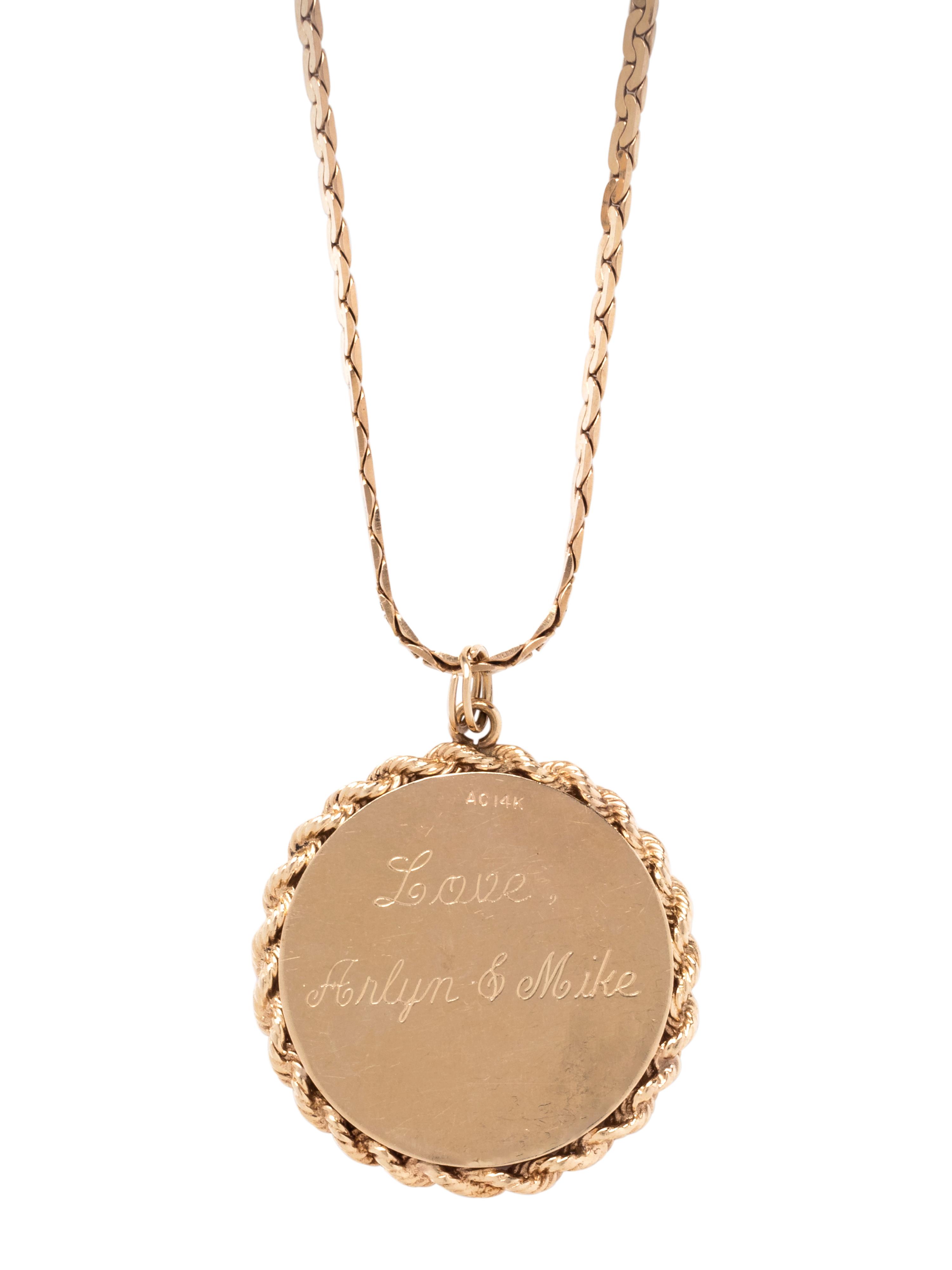 YELLOW GOLD PENDANT/NECKLACE