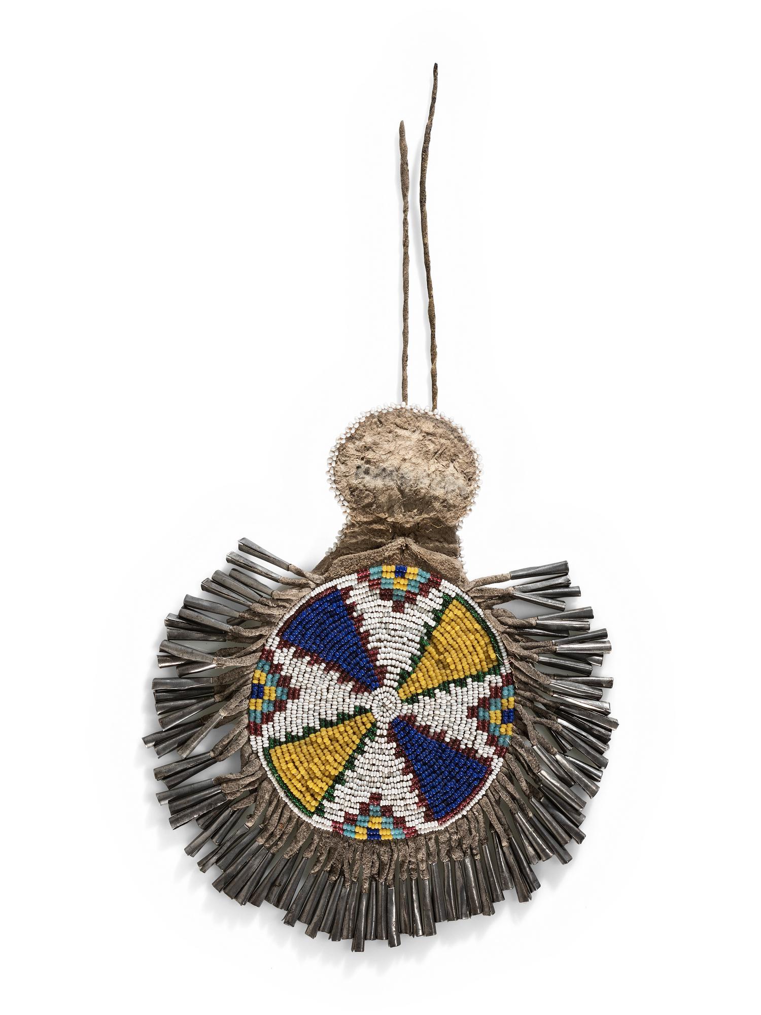 Apache Beaded Hide Strike-a-Light Bag