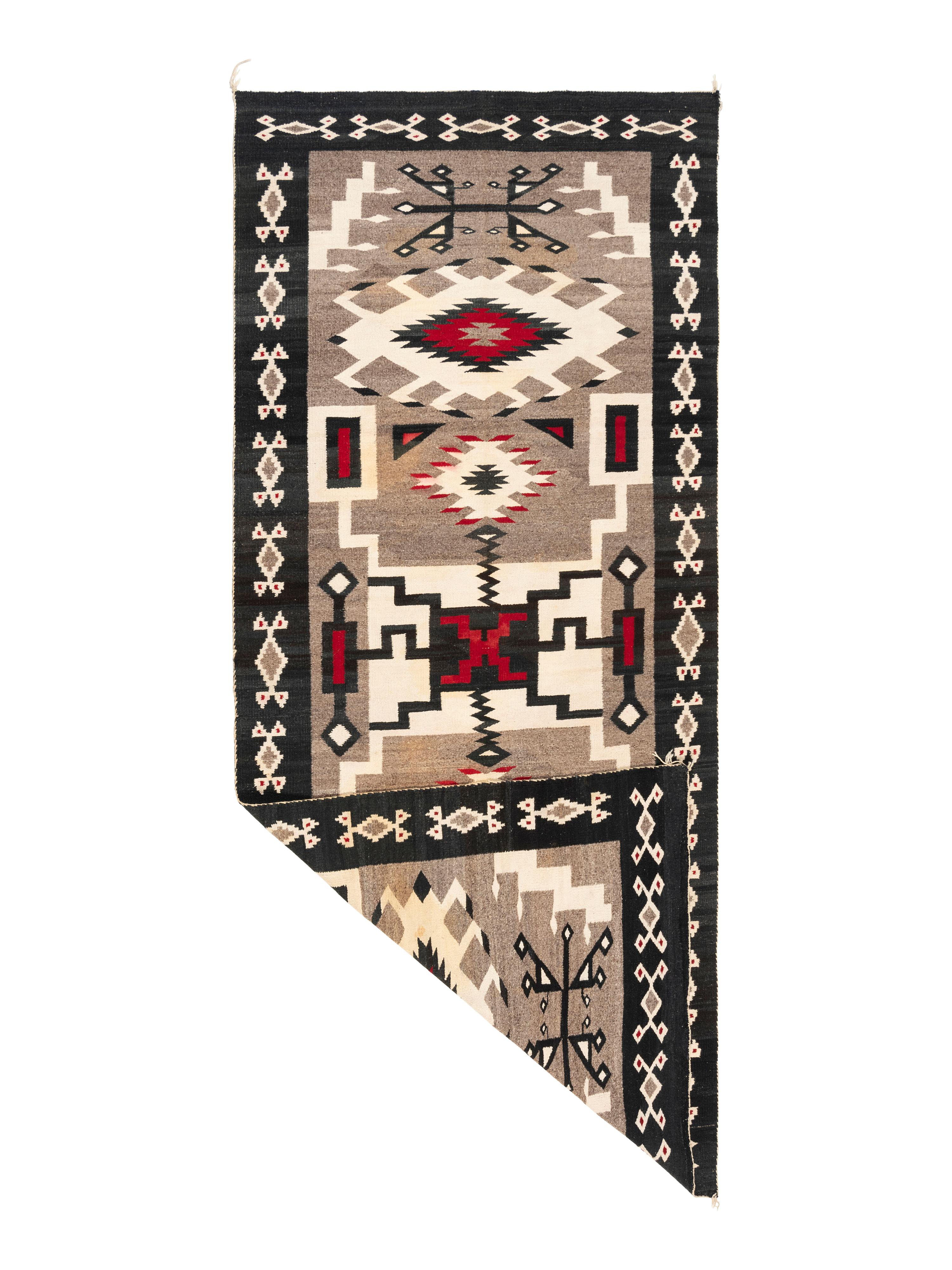 Navajo Storm Pattern Runner / Rug