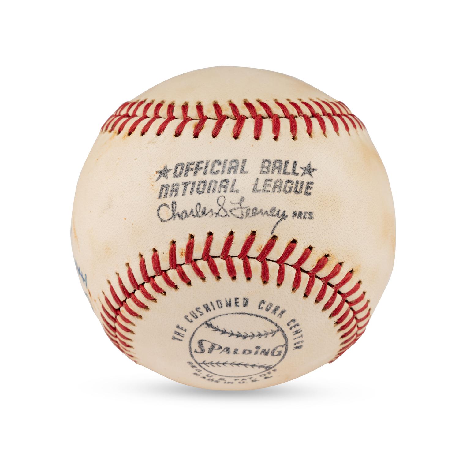 A Waite Hoyt Single Signed Autograph Baseball (Beckett Authentication Services Letter of Authenticity)