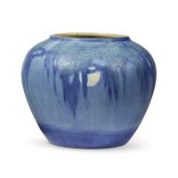 Aurelia Arbo for Newcomb College Pottery scenic landscape vase, new orleans, louisiana, circa 1935