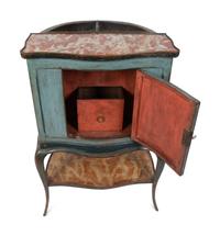 An Unusual Louis XV Provincial Blue-Painted Rafraichissoir — THIRD QUARTER 18TH CENTURY