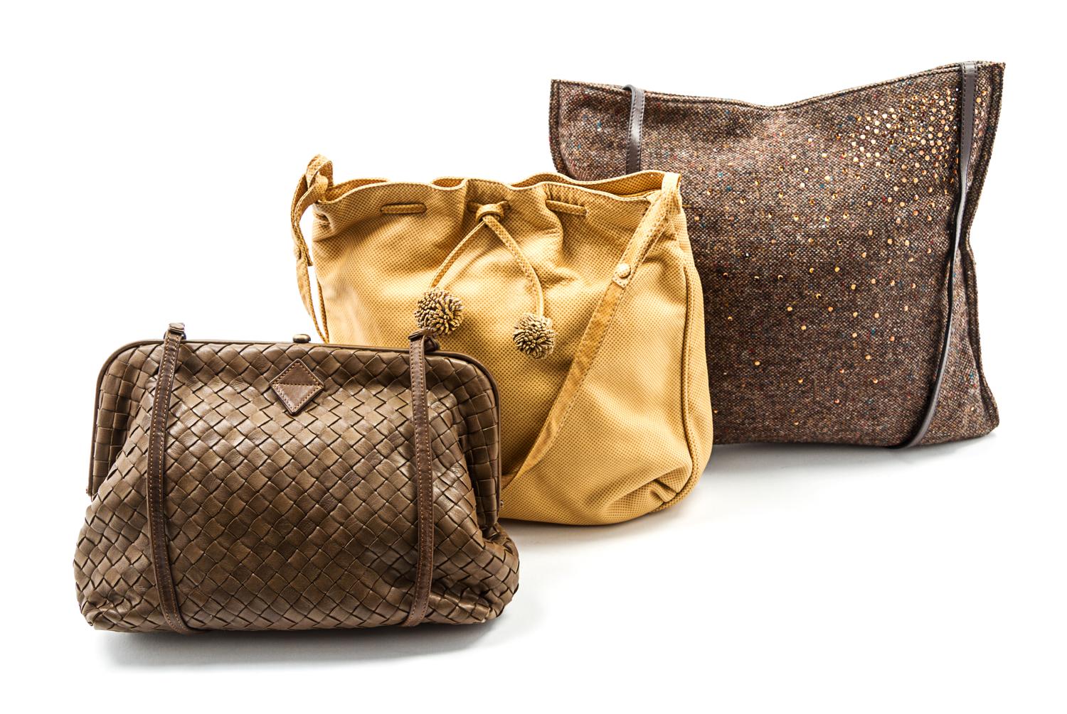 A Group of Three Bottega Veneta Bags,