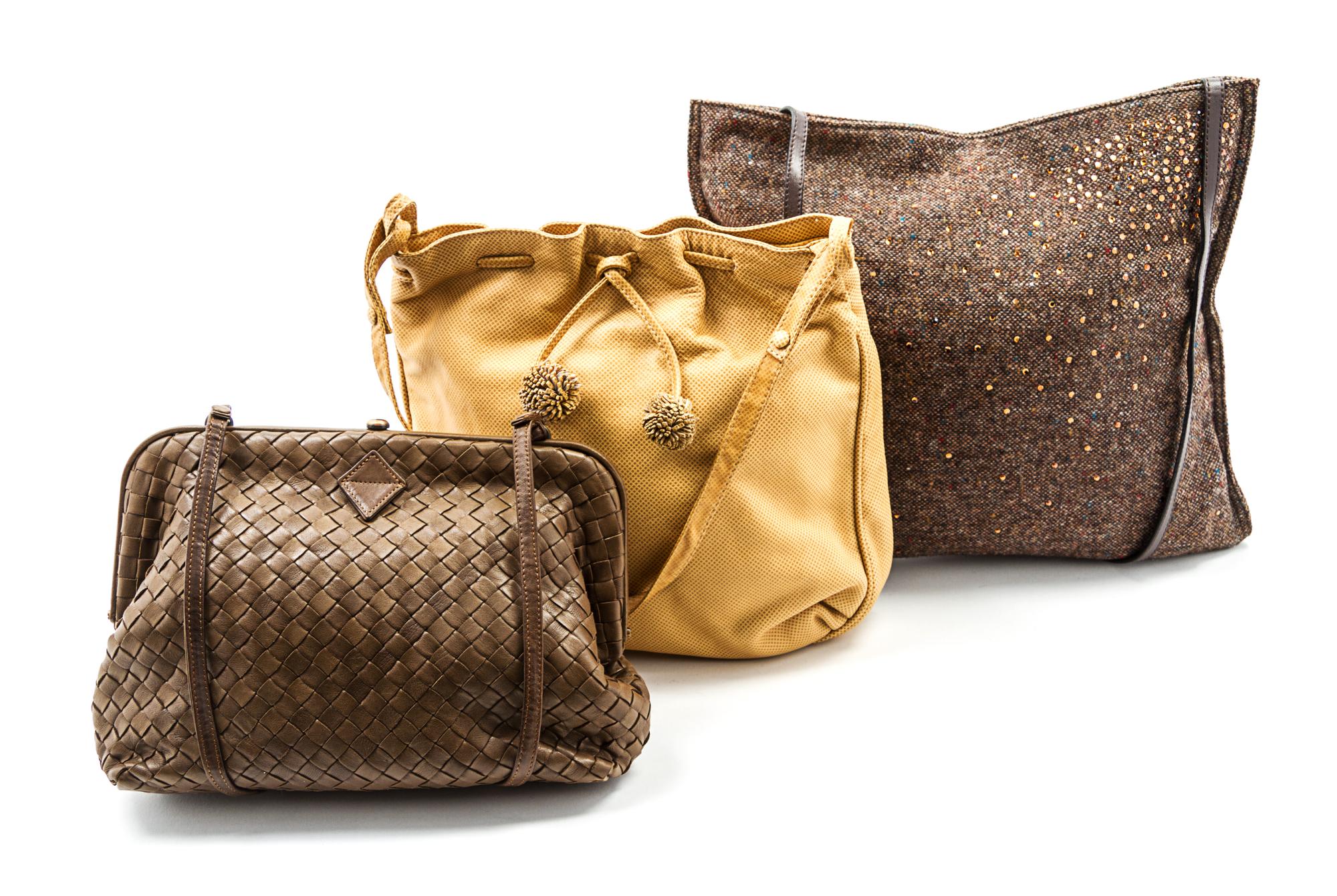 A Group of Three Bottega Veneta Bags,