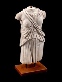 An Italian Carved Marble Female Torso
