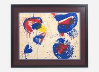 Sam Francis (American, 1923-1994) Hurrah for the Red, White and Blue
