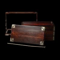 A Chinese Zitan Three-Tier Picnic Box, Tihe 紫檀三撞提盒