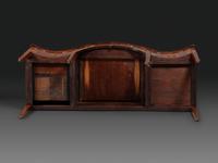 A Federal Inlaid Mahogany Serpentine Front Sideboard
