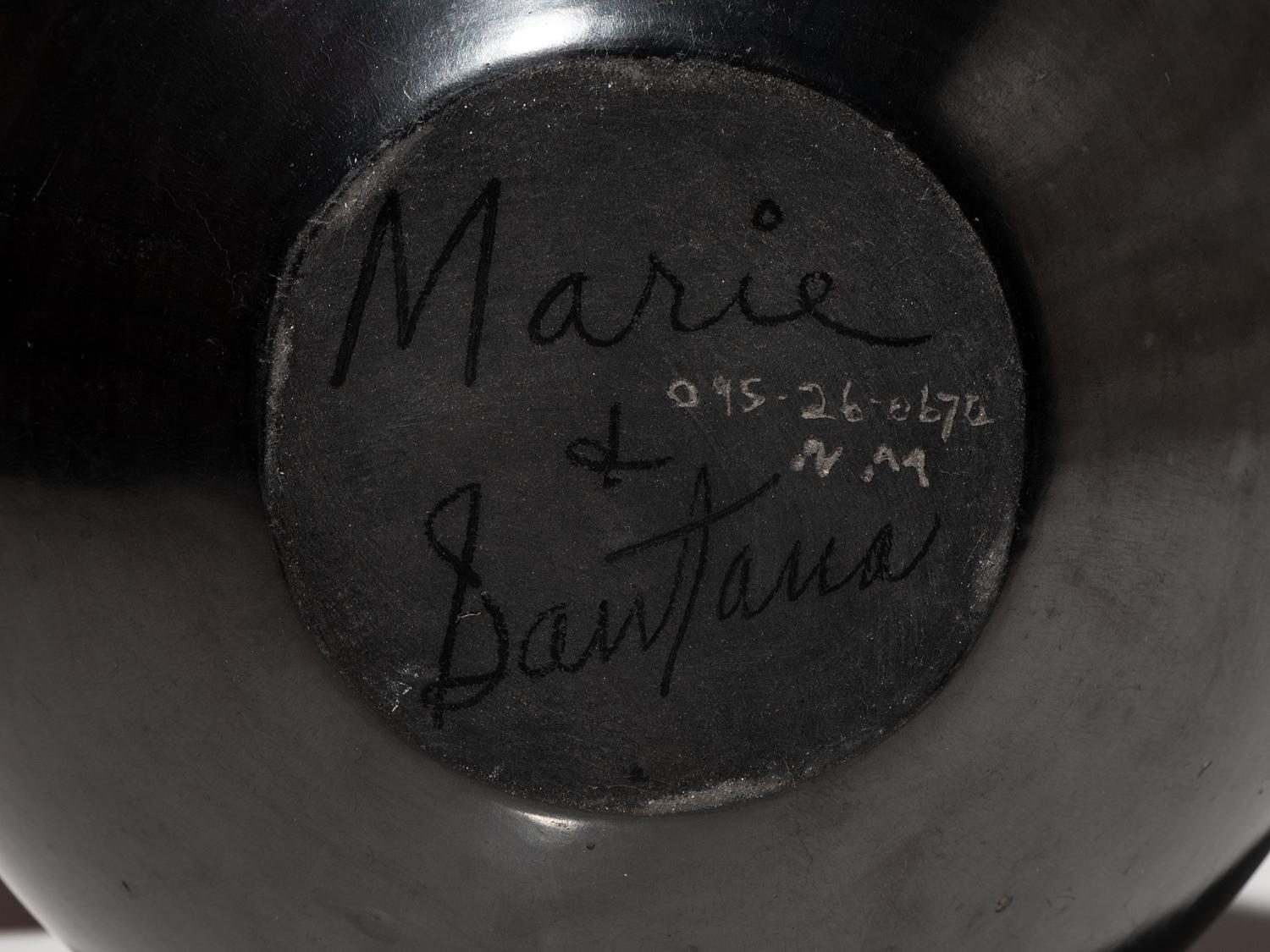 Blackware Pottery Vase, 1943-1954