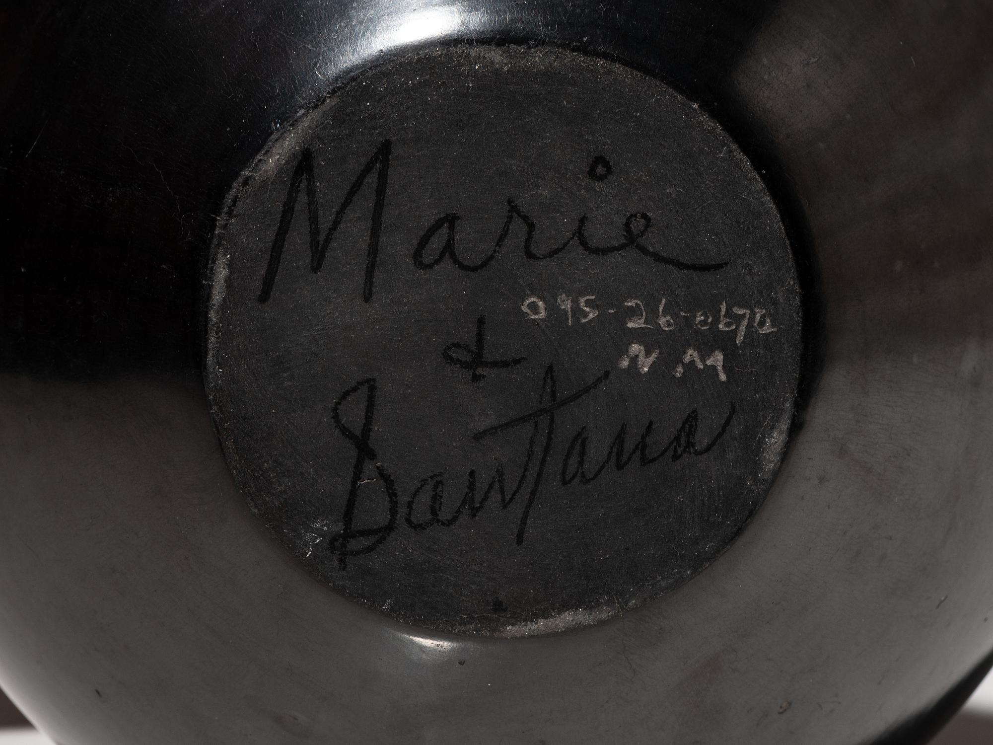 Blackware Pottery Vase, 1943-1954