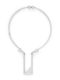 MODERNIST, WHITE GOLD AND DIAMOND COLLAR NECKLACE