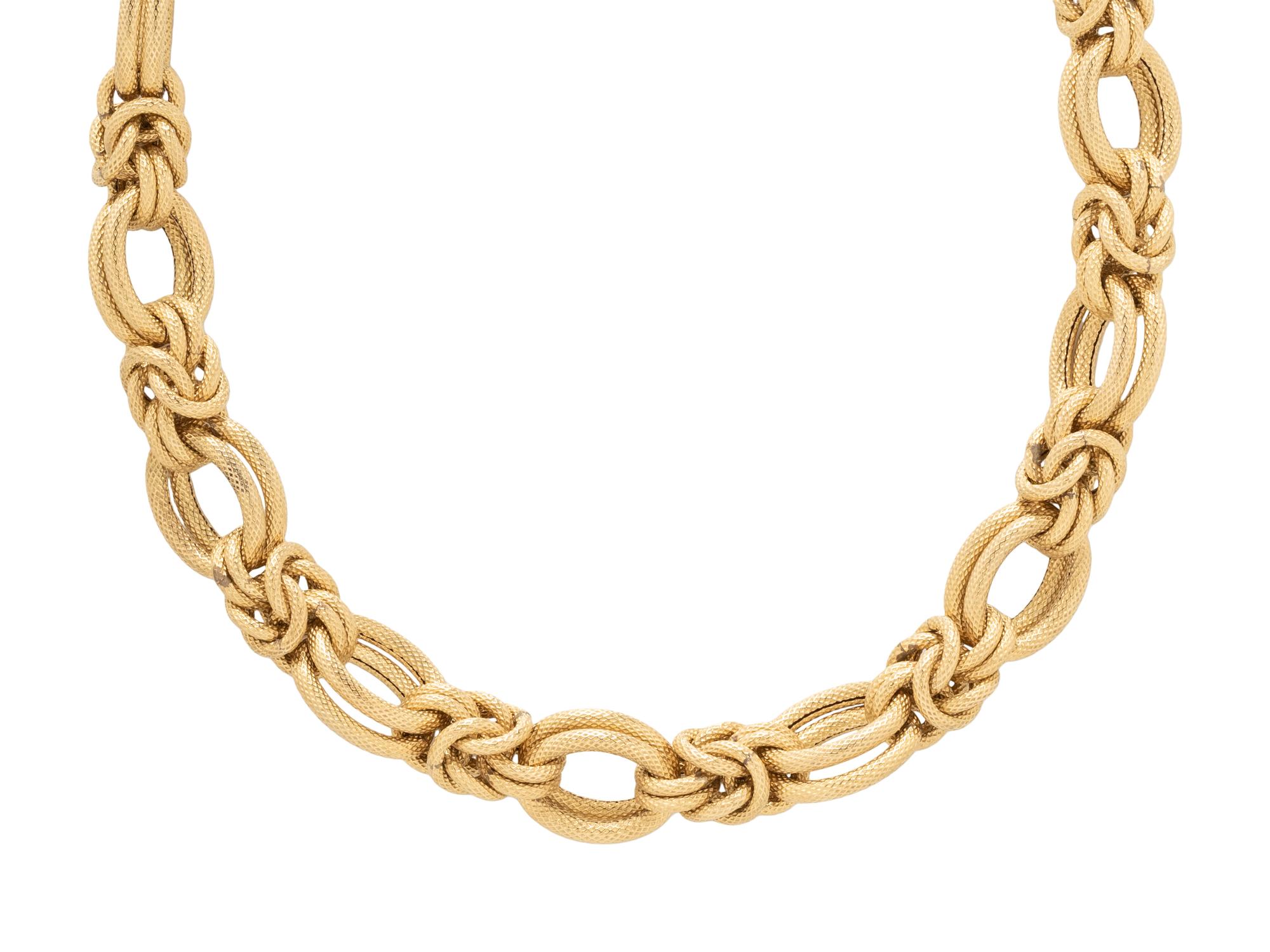 YELLOW GOLD NECKLACE