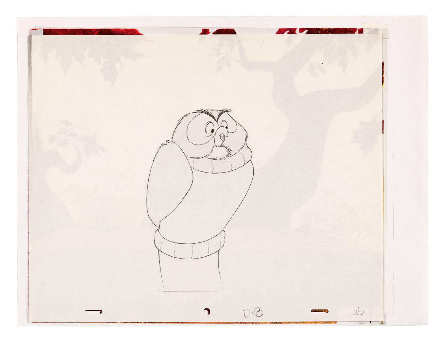 [The New Adventures of Winnie the Pooh]. Owl, ca 1990s.