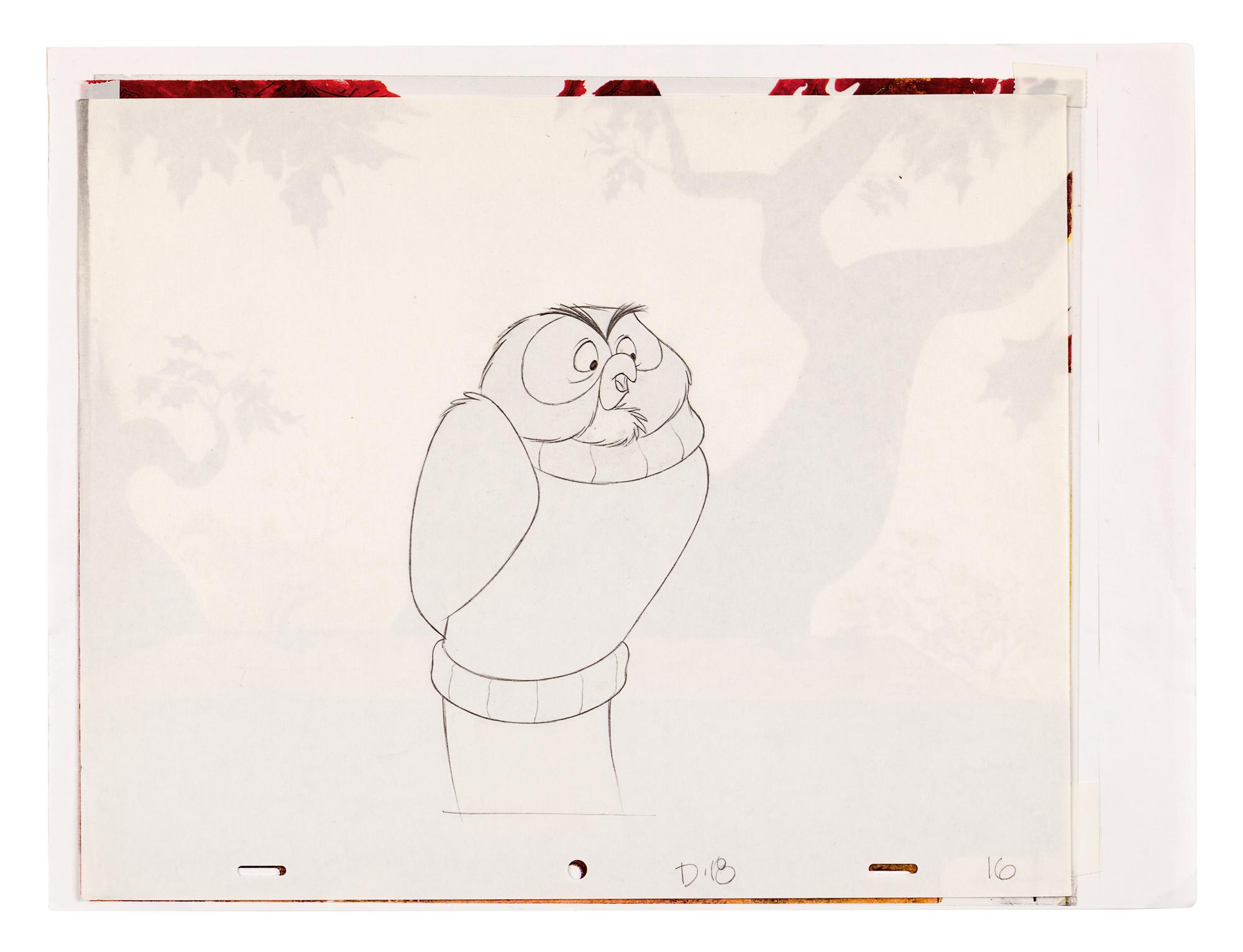 [The New Adventures of Winnie the Pooh]. Owl, ca 1990s.